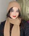 Windproof Cap with Scarf (Dark Gold)