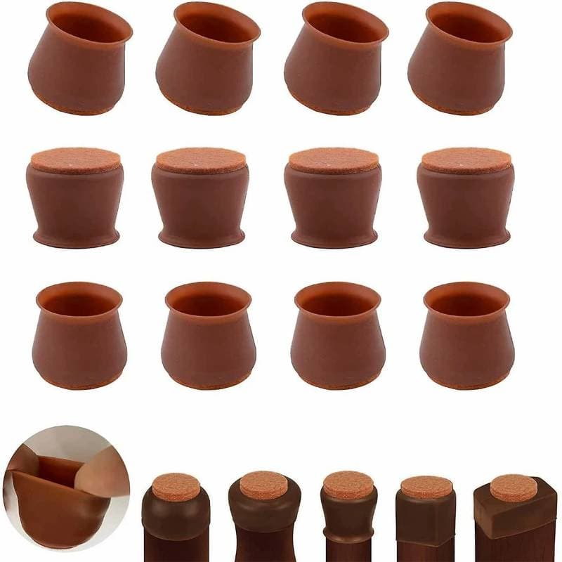 24 pcs Chair Leg Floor Protectors Felt Bottom, Chair Leg Covers  thumbnail 2