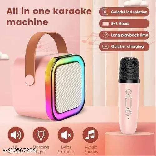 RGB Karaoke Bluetooth Speaker(এক পিস মাইক) thumbnail 4