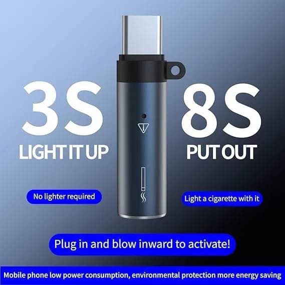 USB TYPE-C WINDPROOF ELECTRIC LIGHTER thumbnail 4