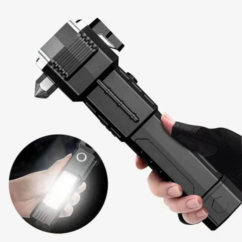 5/1 RECHARGEABLE TORCH LIGHT WITH POWER BANK thumbnail 4