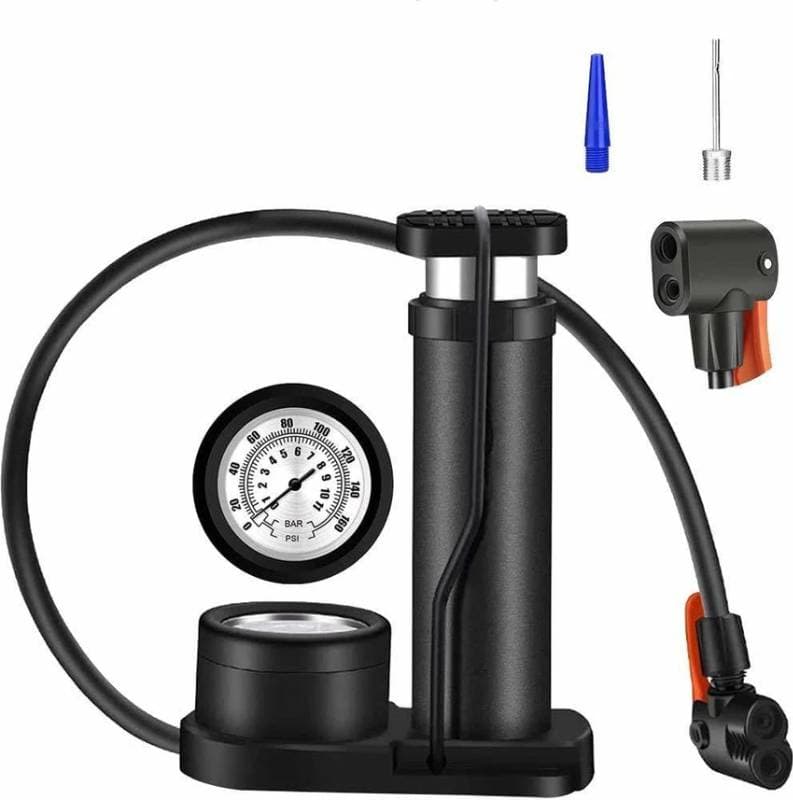 Foot pump with manometer thumbnail 2