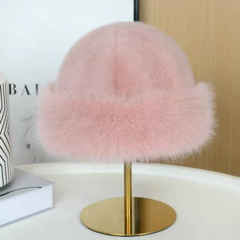 Mongolian Hat for Women(pink) thumbnail 2