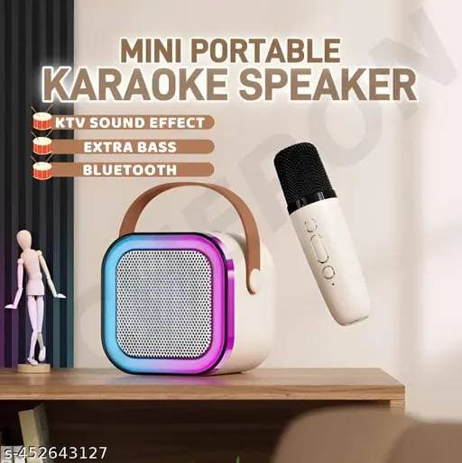 RGB Karaoke Bluetooth Speaker(এক পিস মাইক) thumbnail 2