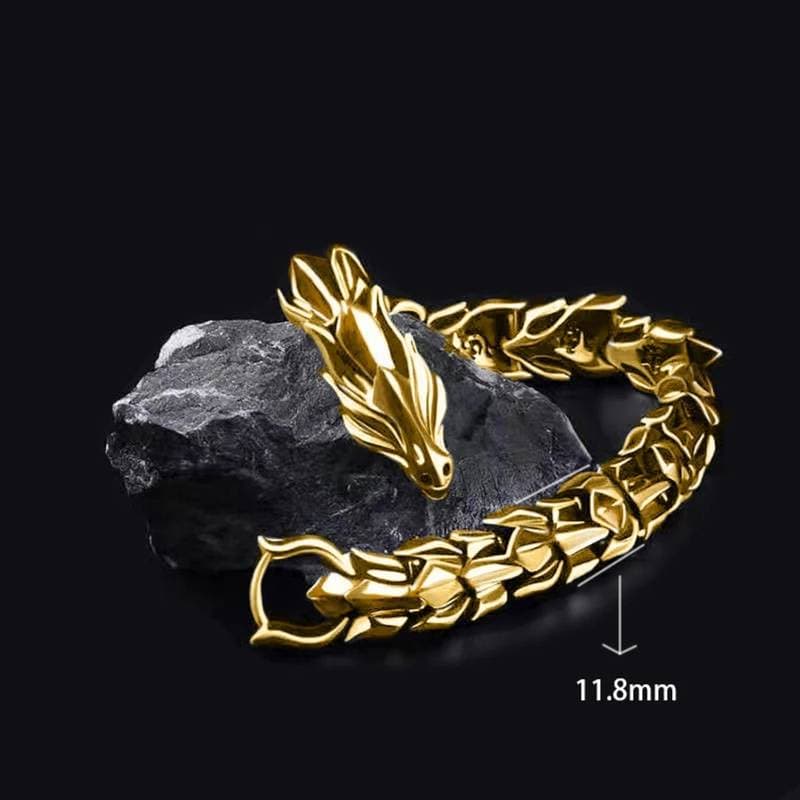 Stainless Steel Dragon Bracelet (2024) thumbnail 2
