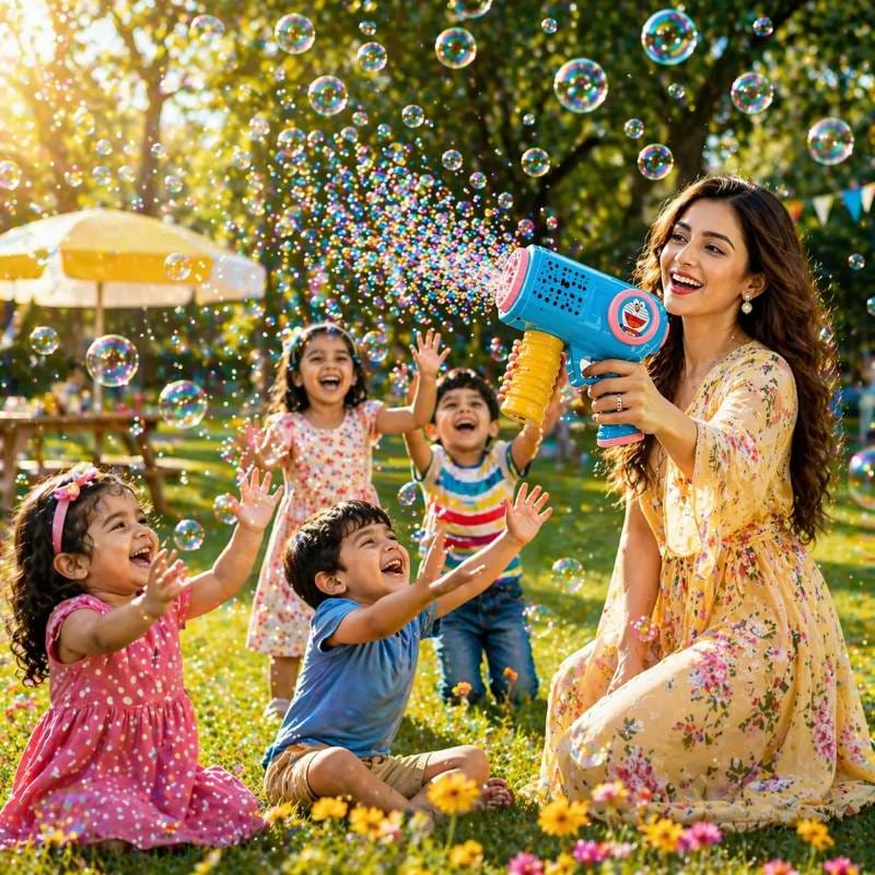 Bubble Gun-Get 4 Batteries FREE