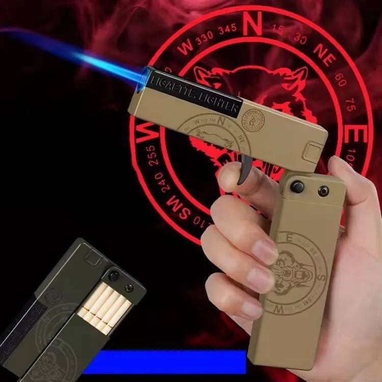 Windproof Folding Gun Lighter