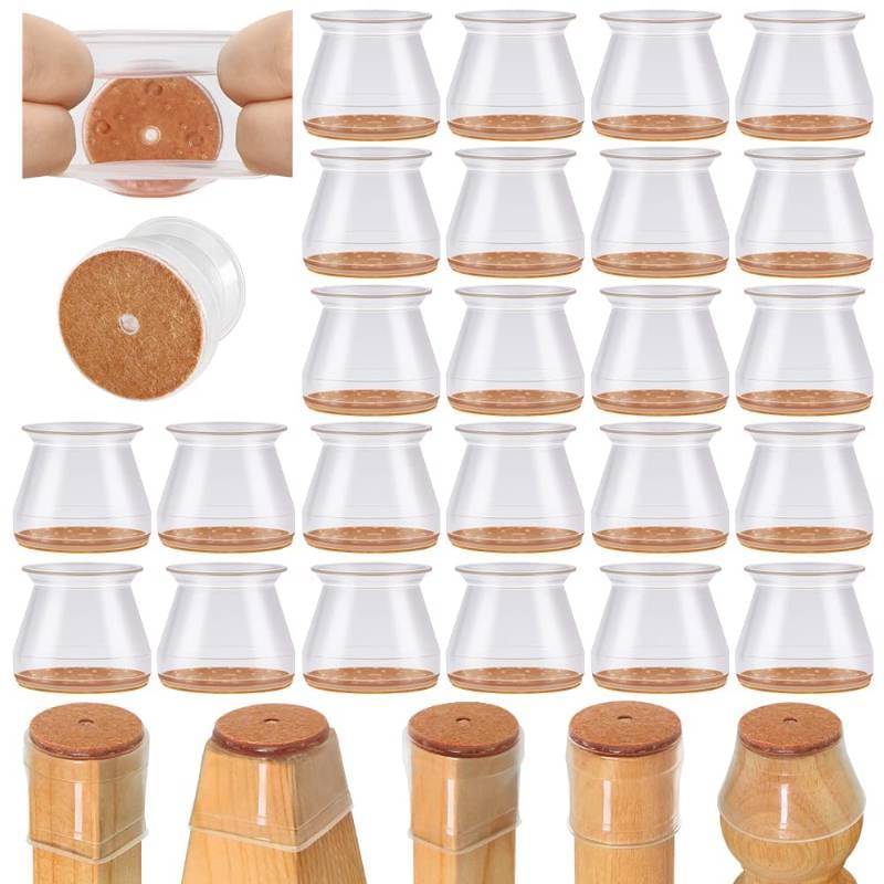 24 pcs Chair Leg Floor Protectors